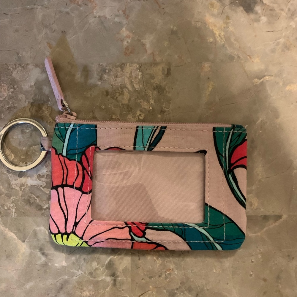 Pink Vera Bradley ID wallet